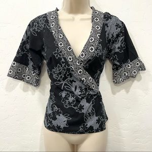 Sisley Italy Wrap Blouse